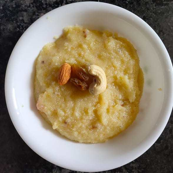 Ghee-less Suji Ka Halwa
